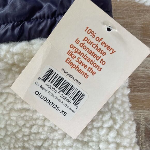 Ivory Ella Sherpa Jacket - Picture 4 of 9